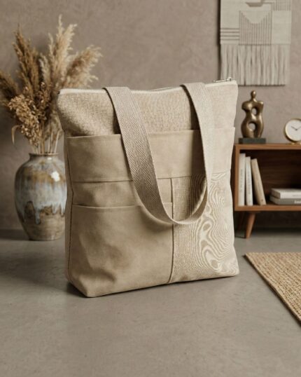 backpack pocket. 3 positions. shoulder bag bolso mochilaBag convertible to backpack handmade in Barcelona with quality fabrics and unique design. Ideal for everyday use, this handcrafted piece combines style, comfort and functionality. You can carry it as a handbag or easily transform it into a backpack, adapting to your active lifestyle. Handmade in a small workshop in Barcelona, it's a sustainable bag, original and designed for women who value responsible fashion and independent design. Each piece is unique, made with care and in limited edition. convertible bag to backpack, handmade in Barcelona, handmade piece, unique design, sustainable fashion, craft workshop, limited edition, original bossa per day by day, independently designed backpack.